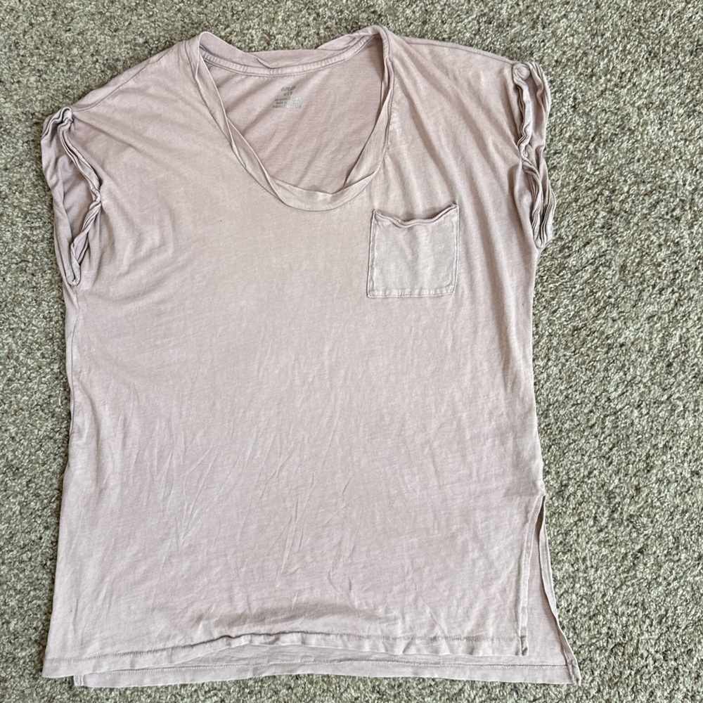 Aerie Light Pink Short Sleeve Tee